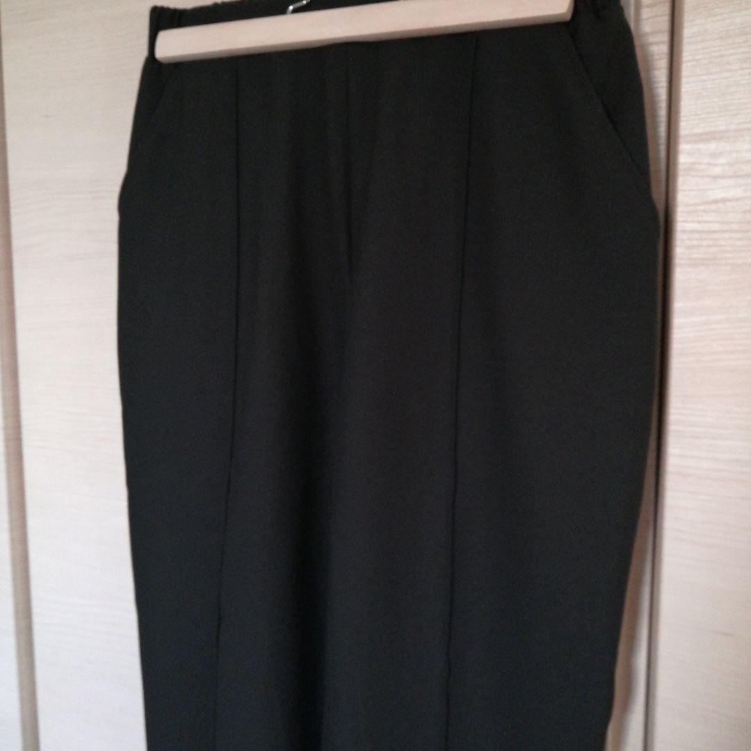 OUR 洗える裏起毛のあったかテーパードパンツ