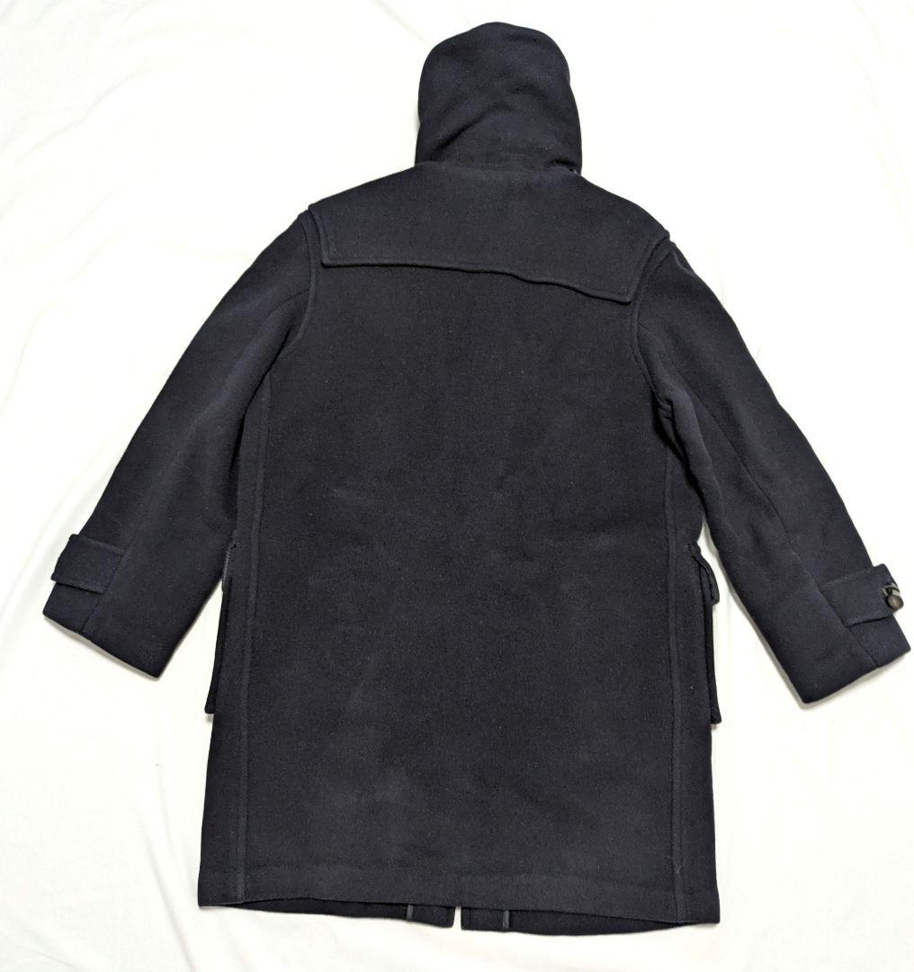 90s バーバリー ダッフルコート ネイビー ウール ノバチェック メンズXL