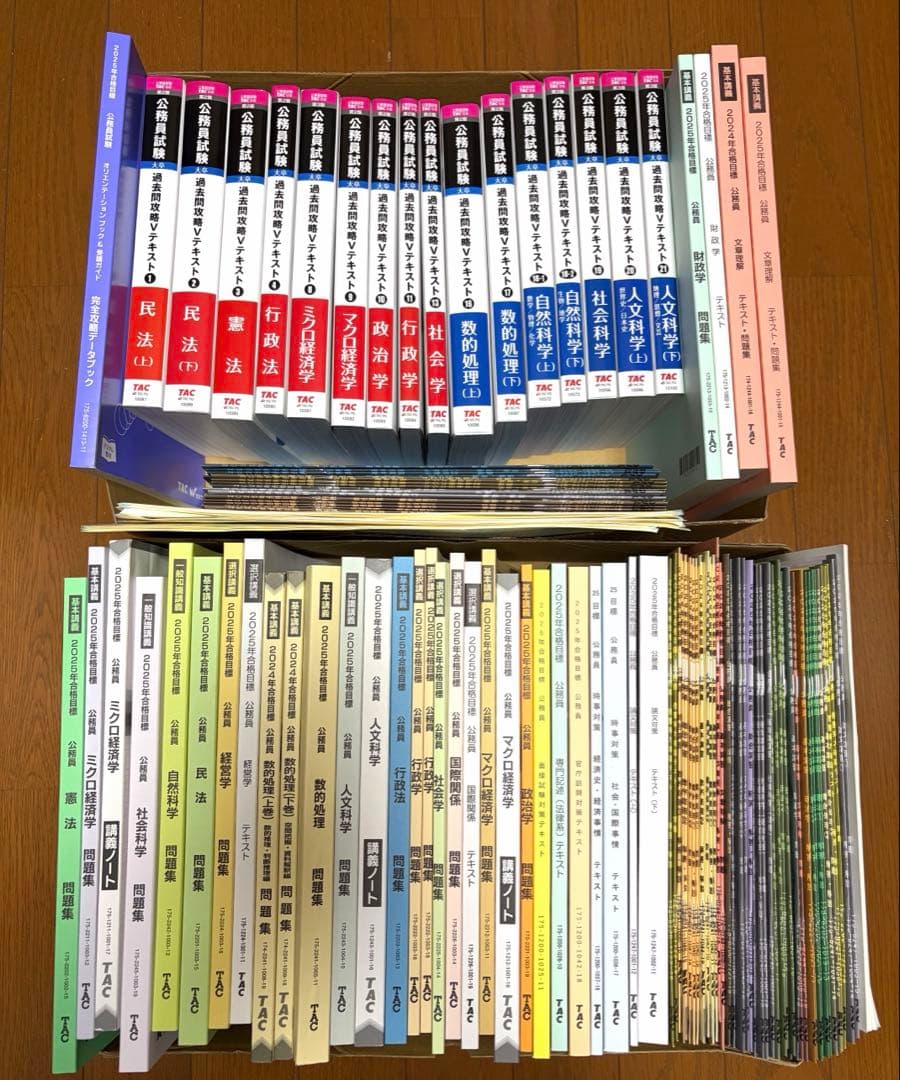TAC 公務員試験過去問攻略テキスト 第2版 大卒 セット