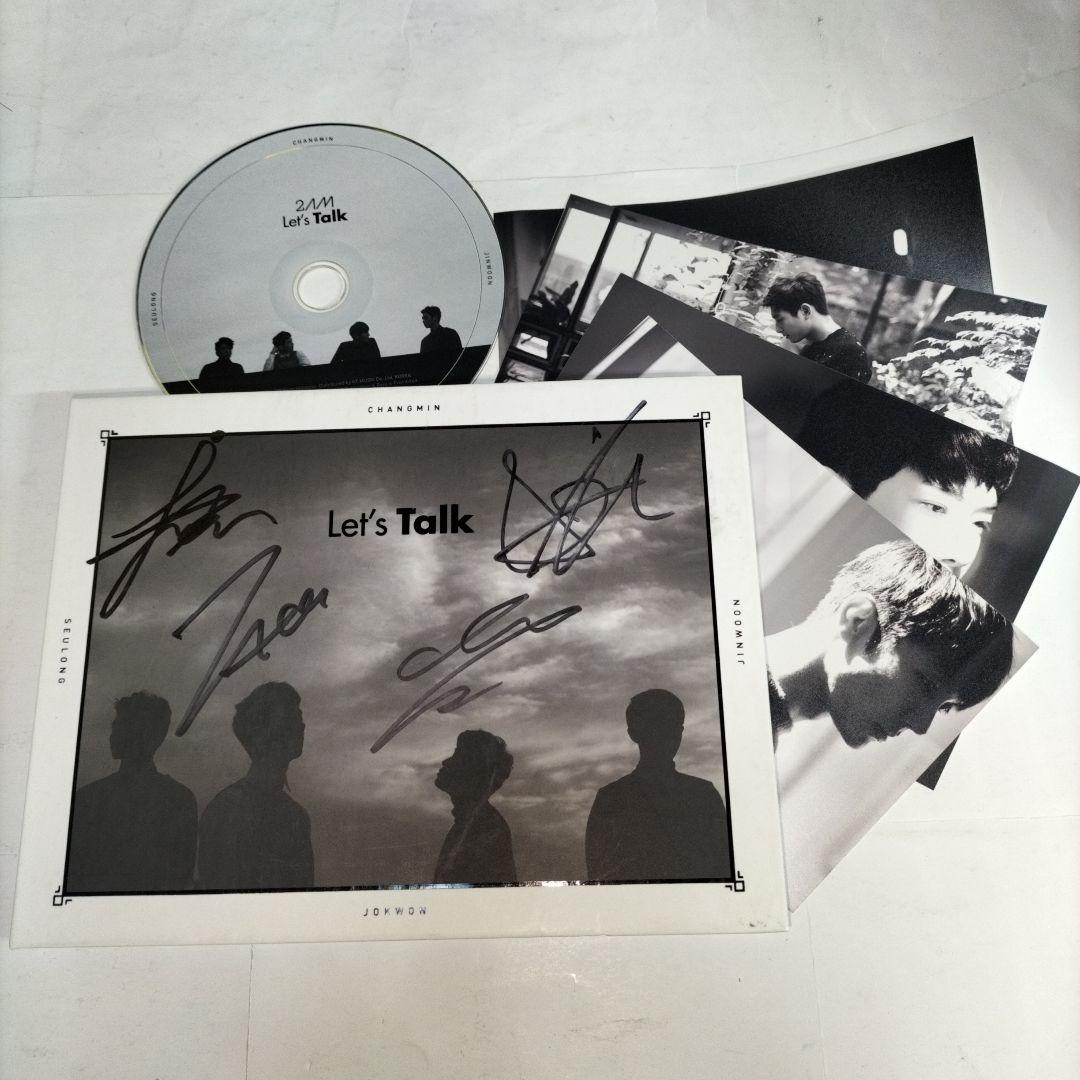 sign⭐本物メンバー直筆サイン付き⭐2AM「Let's TALK」韓国盤KPO