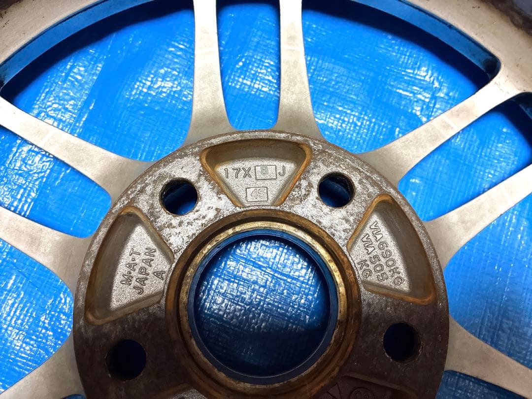 ①ENKEI RPF1 エンケイ 17インチ 8J＋45 5H-114.3 2本