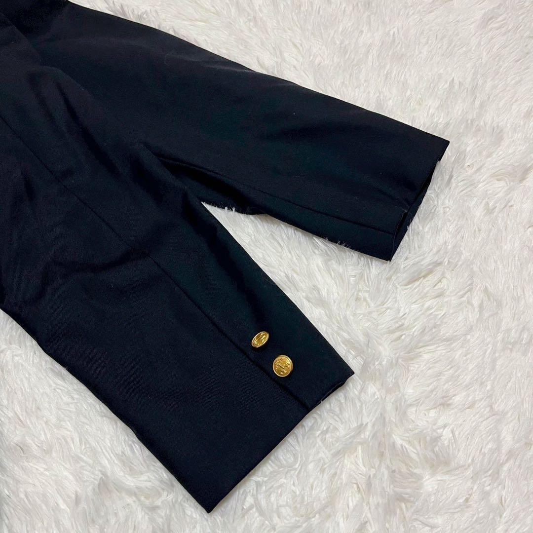 極美品 1818 ブルックスブラザーズ 紺ブレ 金ボタン 3ボタン 段返し