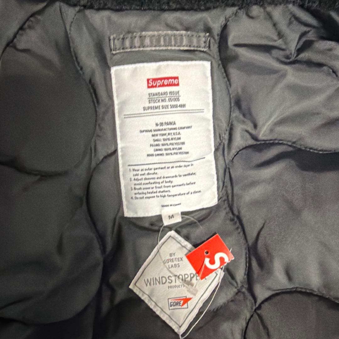 ジャケット・アウター Supreme Washed Flight Satin N-3B Parka