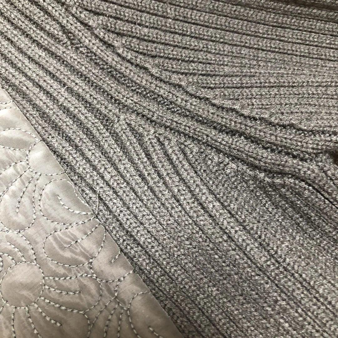 新品❤️ブローチ付き❣️異素材ジャケット