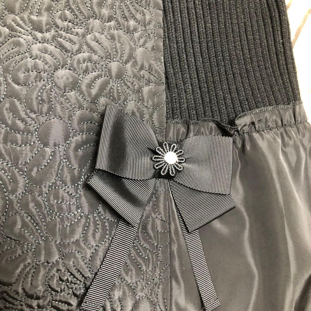 新品❤️ブローチ付き❣️異素材ジャケット