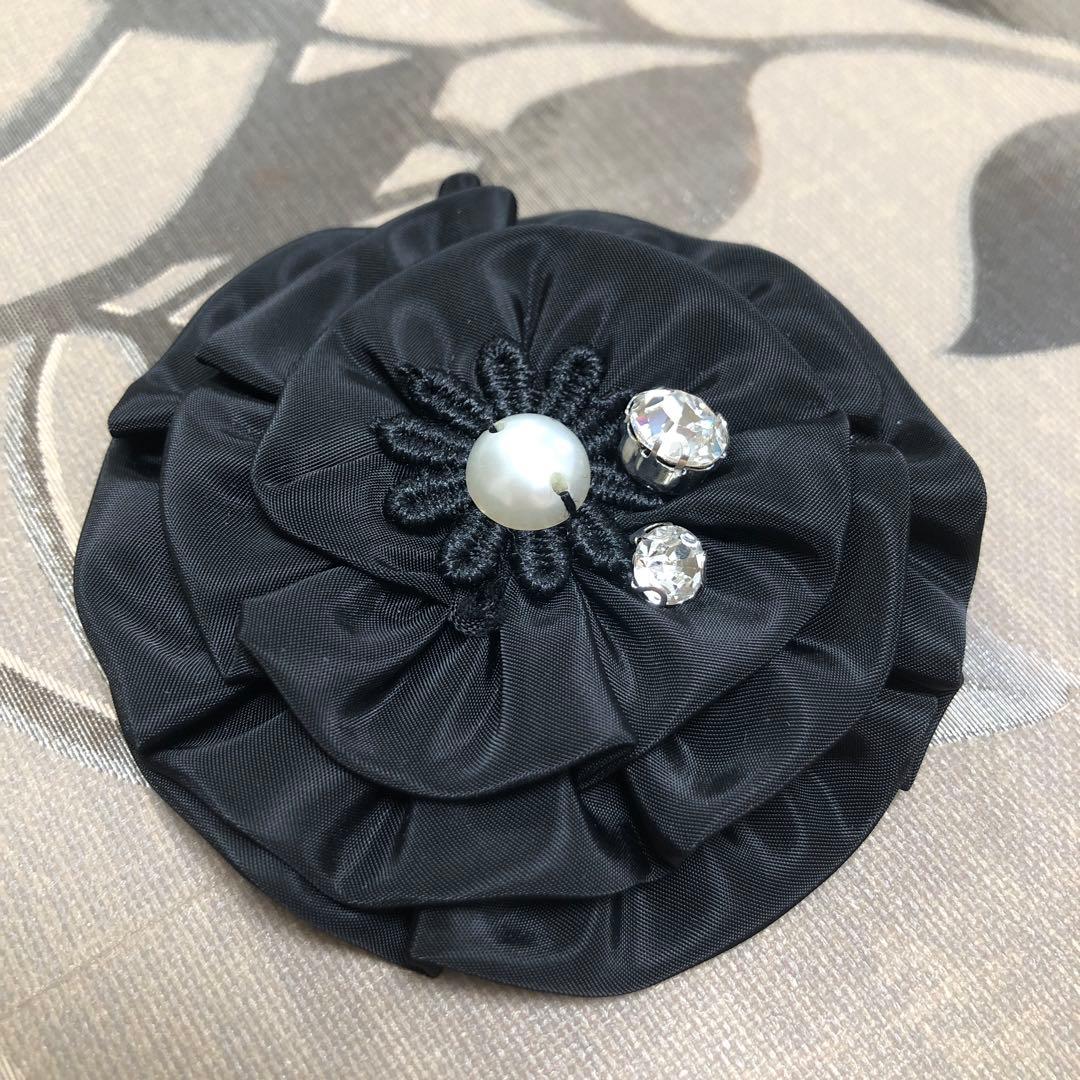 新品❤️ブローチ付き❣️異素材ジャケット