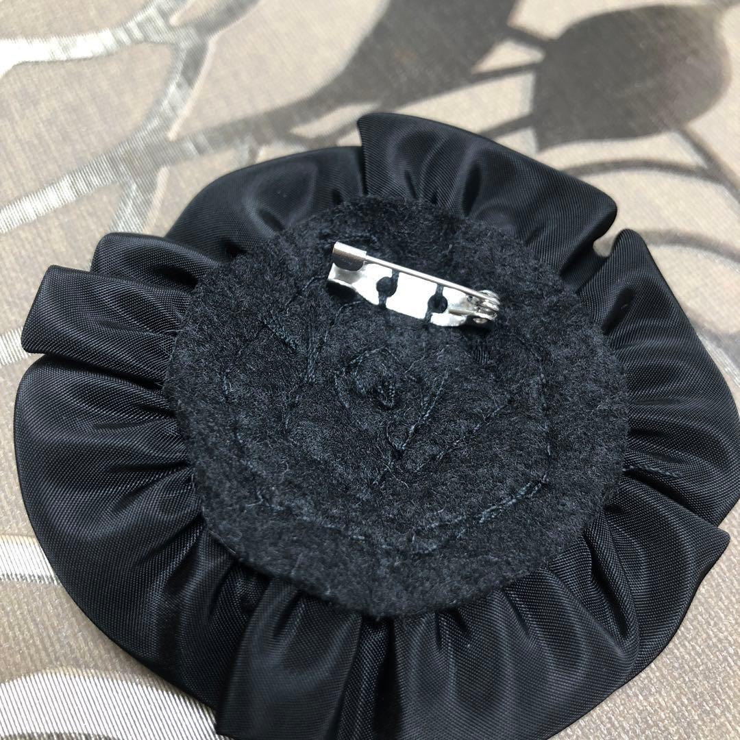 新品❤️ブローチ付き❣️異素材ジャケット