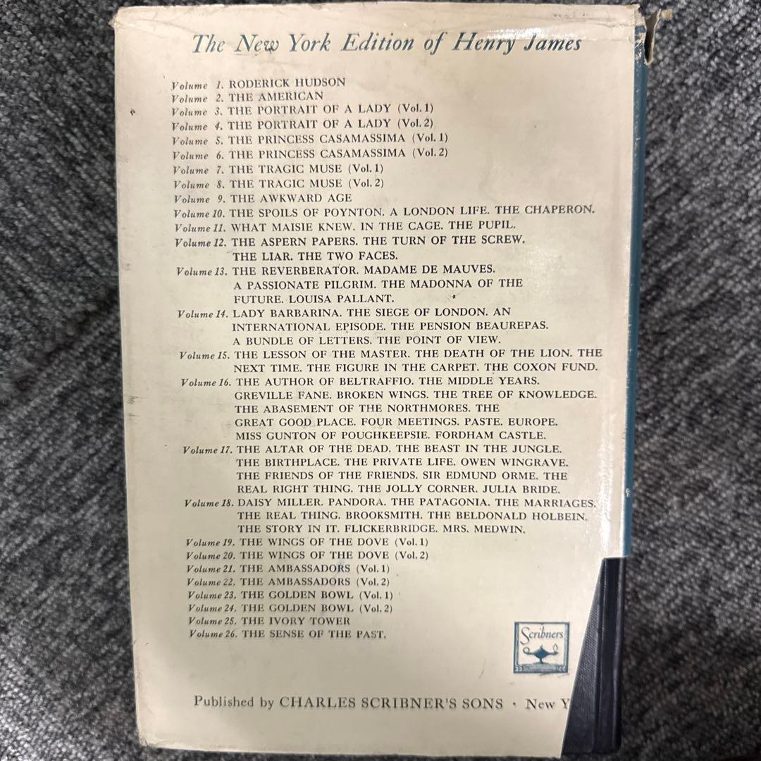 The New York Edition of Henry James 全26巻
