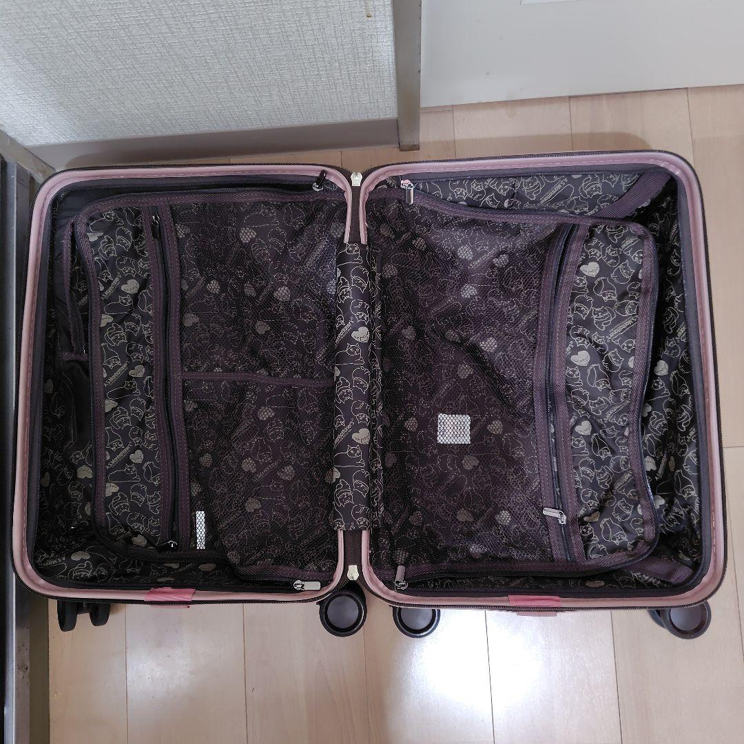 キャリーケース キャリーバッグ マンハッタナーズ ねこ ピンク