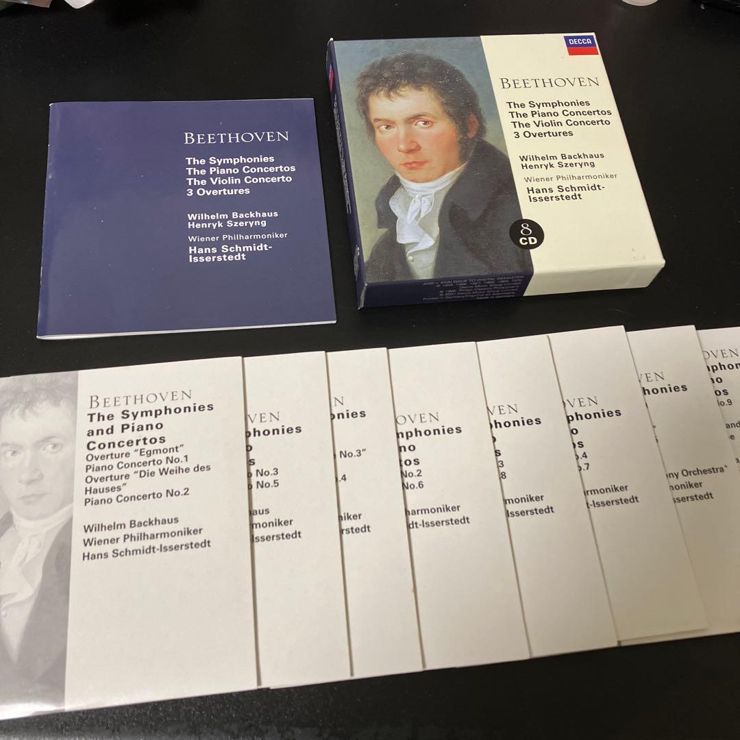 ベートーヴェン：交響曲全集、ピアノ協奏曲全集、ヴァイオリン協奏曲、他　8CD
