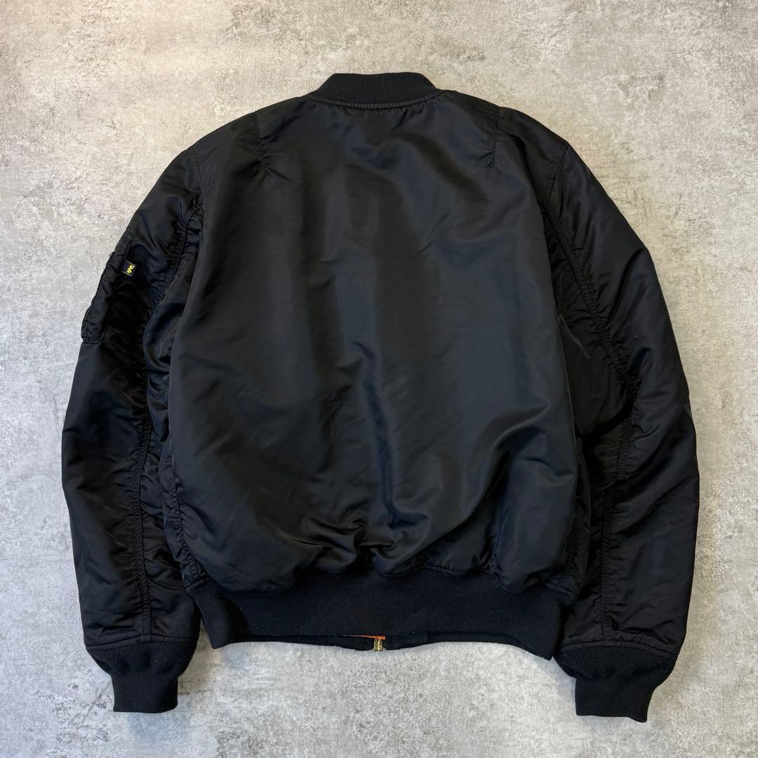 山嵐師匠様 アルファALPHA【XL】 MA-1 フライトジャケット ブラック