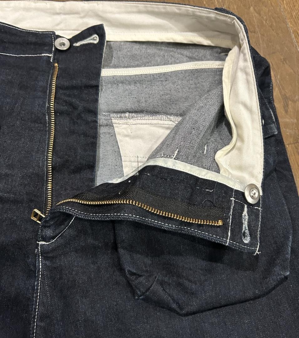 ＊ネイタルデザイン LotG55 フラップ サルエル デニムパンツ W32