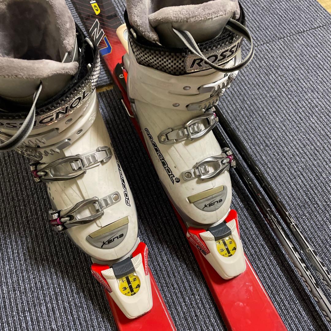 スキーセット　スキー板140 サロモン　スキーブーツ23-23.5