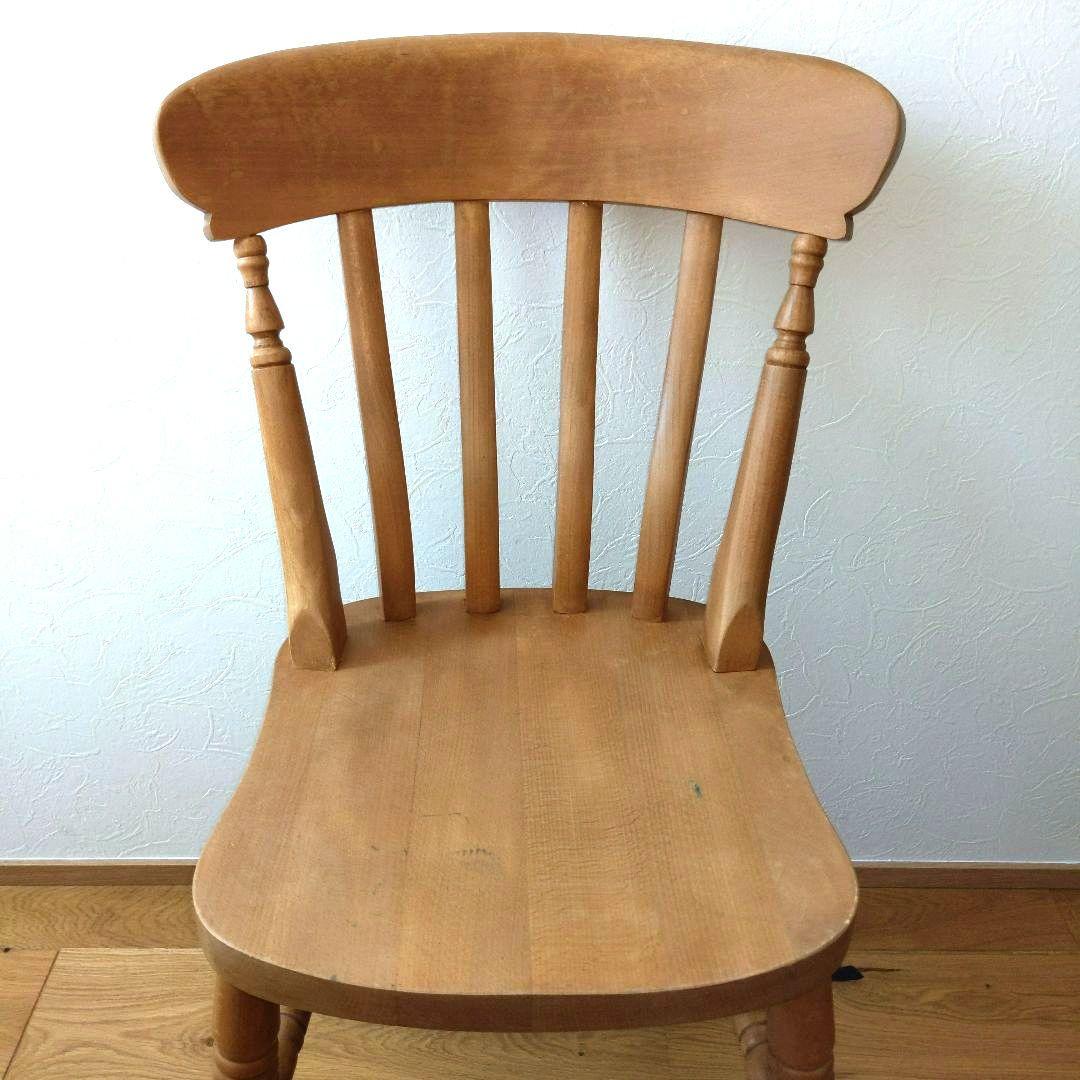 英国パイン家具　スラットチェア　B