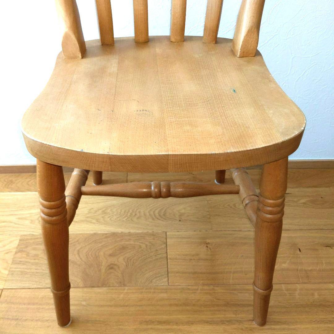 英国パイン家具　スラットチェア　B