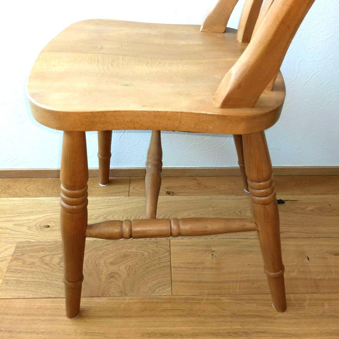 英国パイン家具　スラットチェア　B