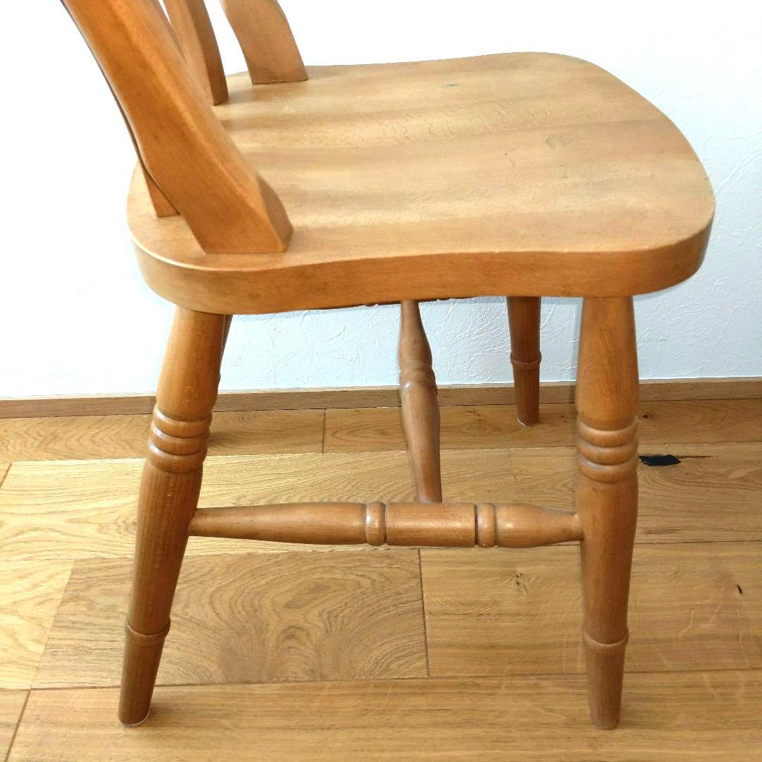 英国パイン家具　スラットチェア　B