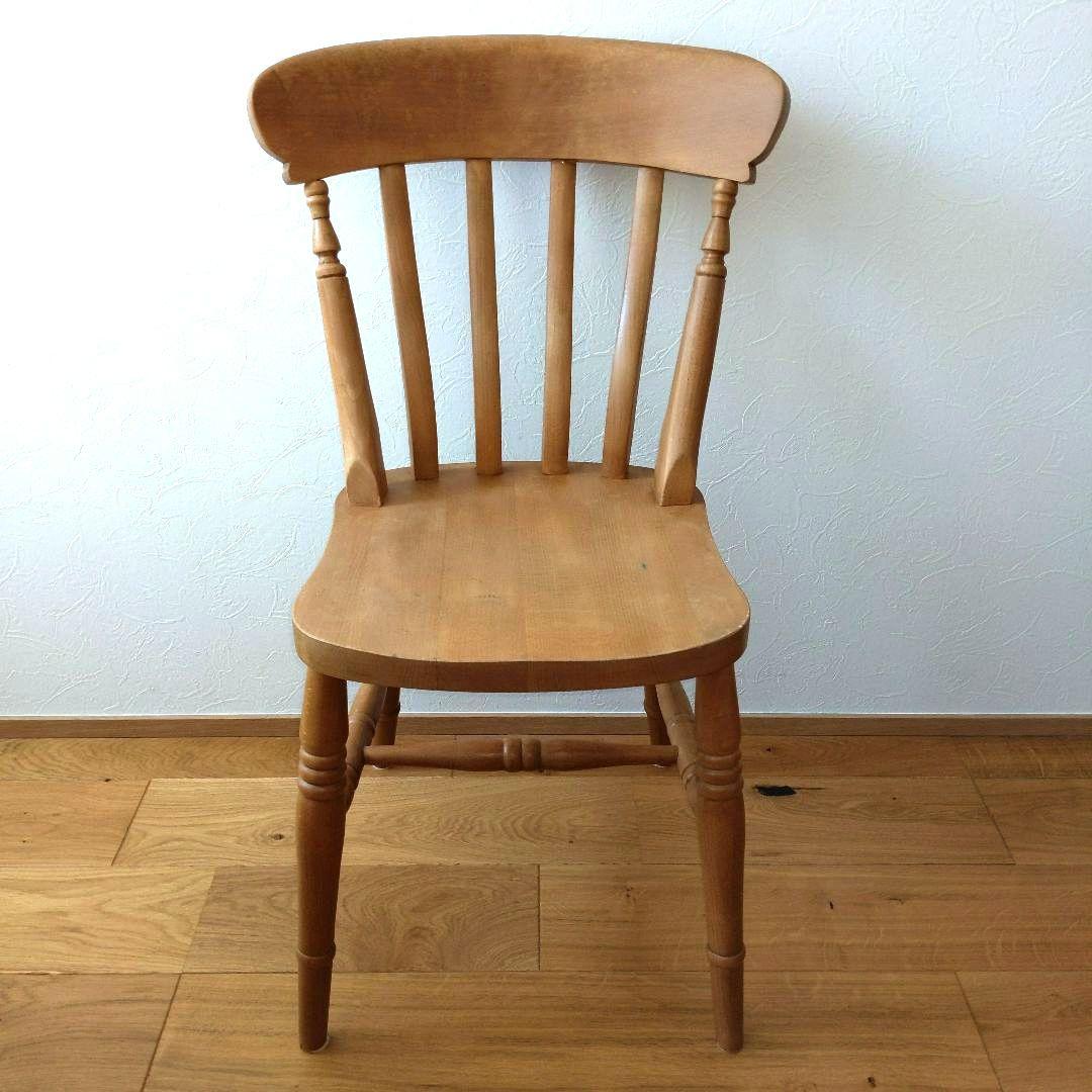 英国パイン家具　スラットチェア　B