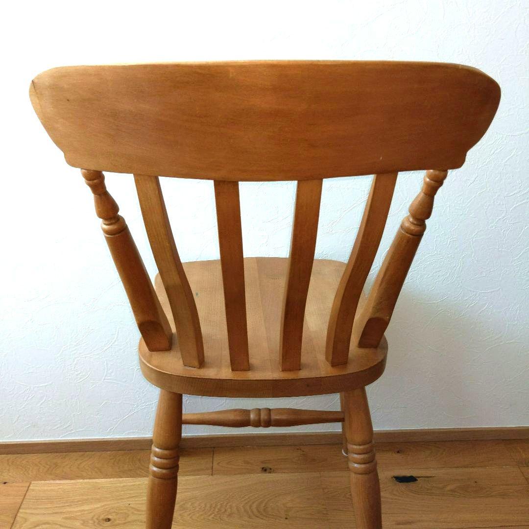 英国パイン家具　スラットチェア　B