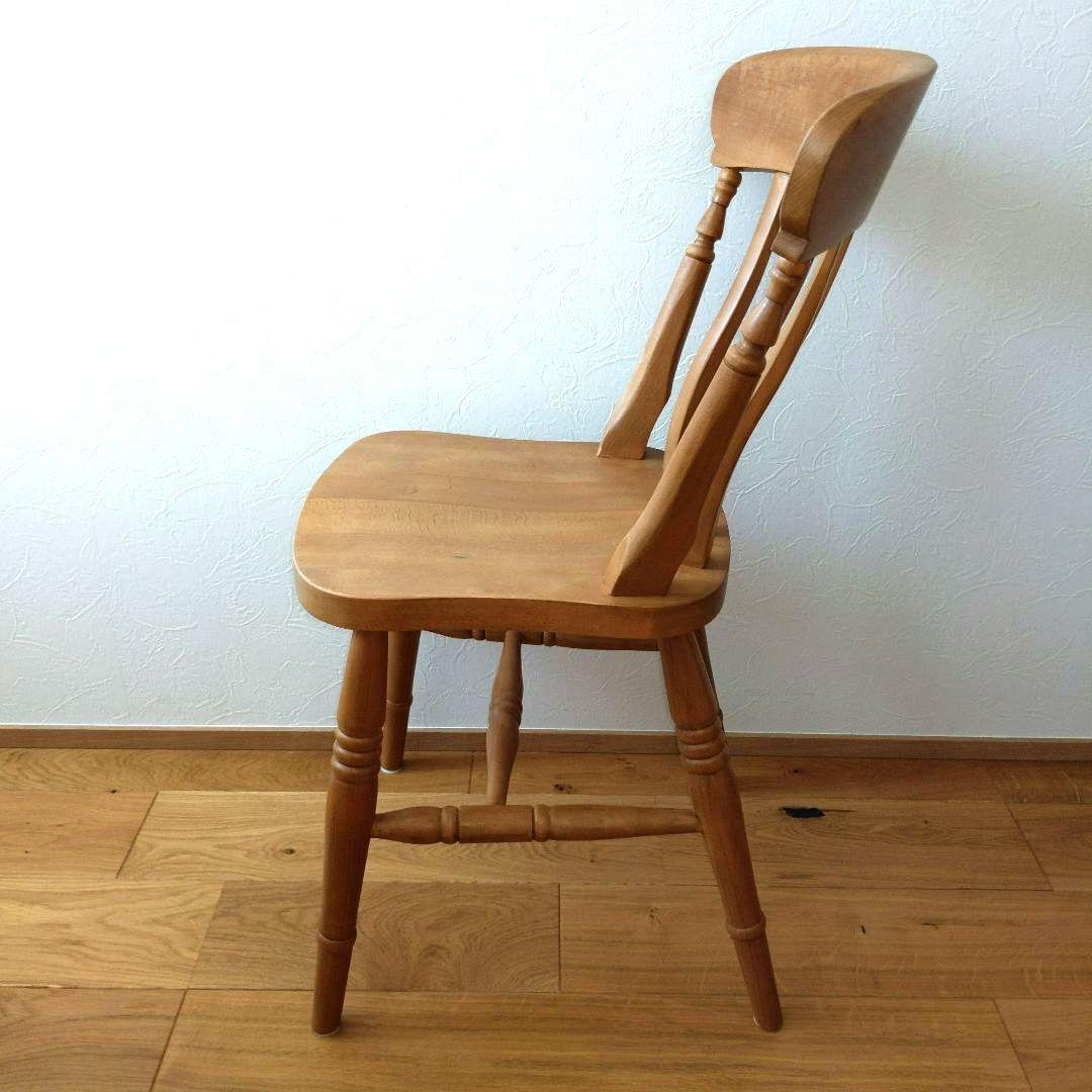 英国パイン家具　スラットチェア　B