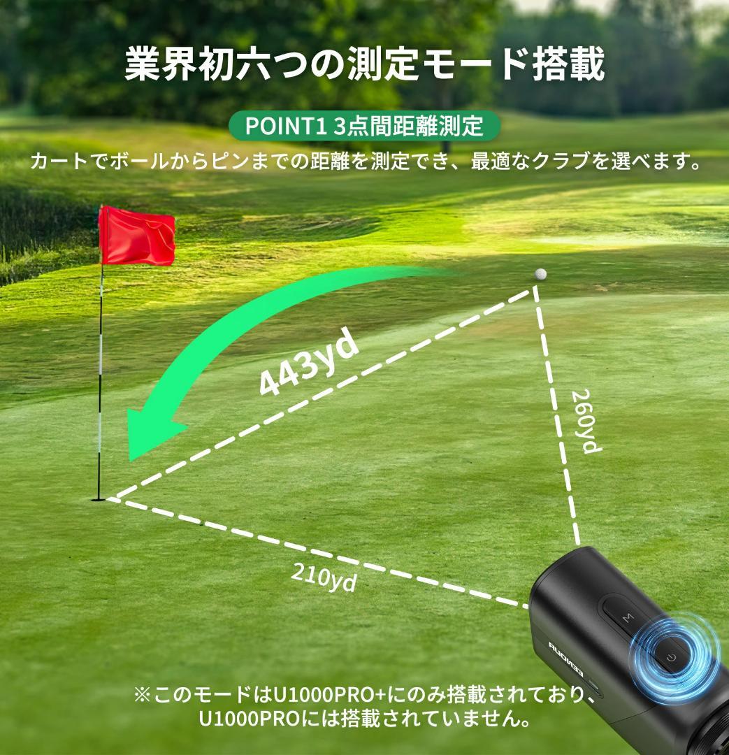 EENOUR　U800+　ゴルフ距離計　レーザー距離計　3点間計測　新品未使用