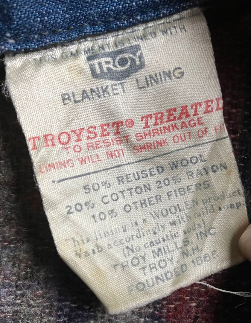 50s Sears Work Wear カバーオール ブランケット付 40相当