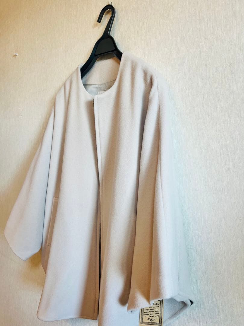 ウールポンチョコート