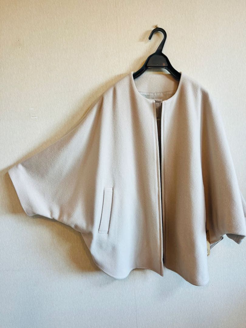 ウールポンチョコート