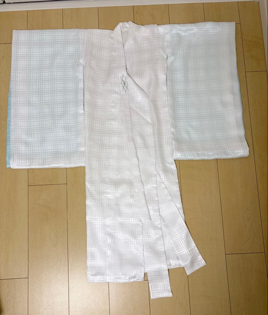 お宮参り 男の子 産着祝着 子供 着物 兜に龍 正絹、長襦袢セット