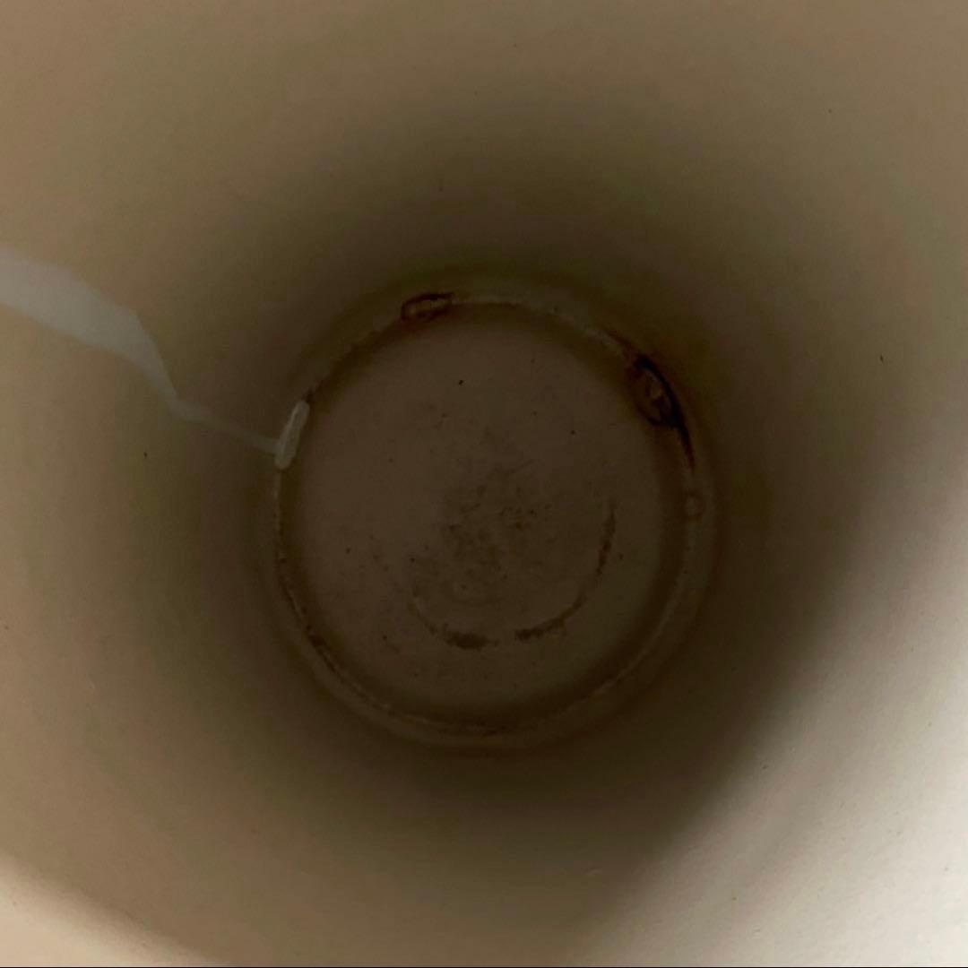 【昭和レトロ】陶器 傘立て 高さ約46㎝ レトロ 花模様 置物 花瓶 ビンテージ