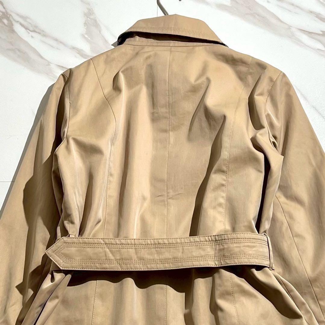 【極美品】バーバリー ステンカラーコート ノバチェック ライナー ハニーベージュ