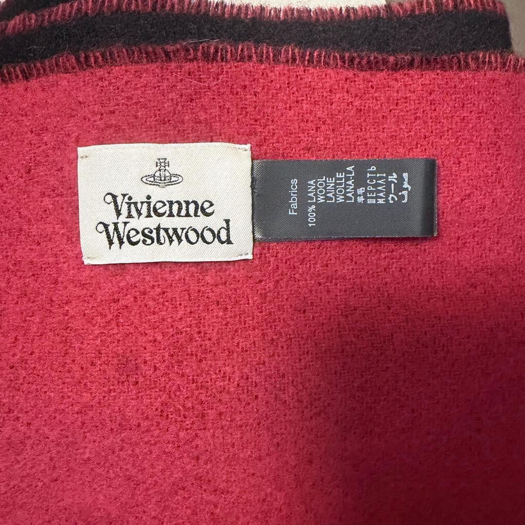 Vivienne Westwood ウールマフラー／レッド