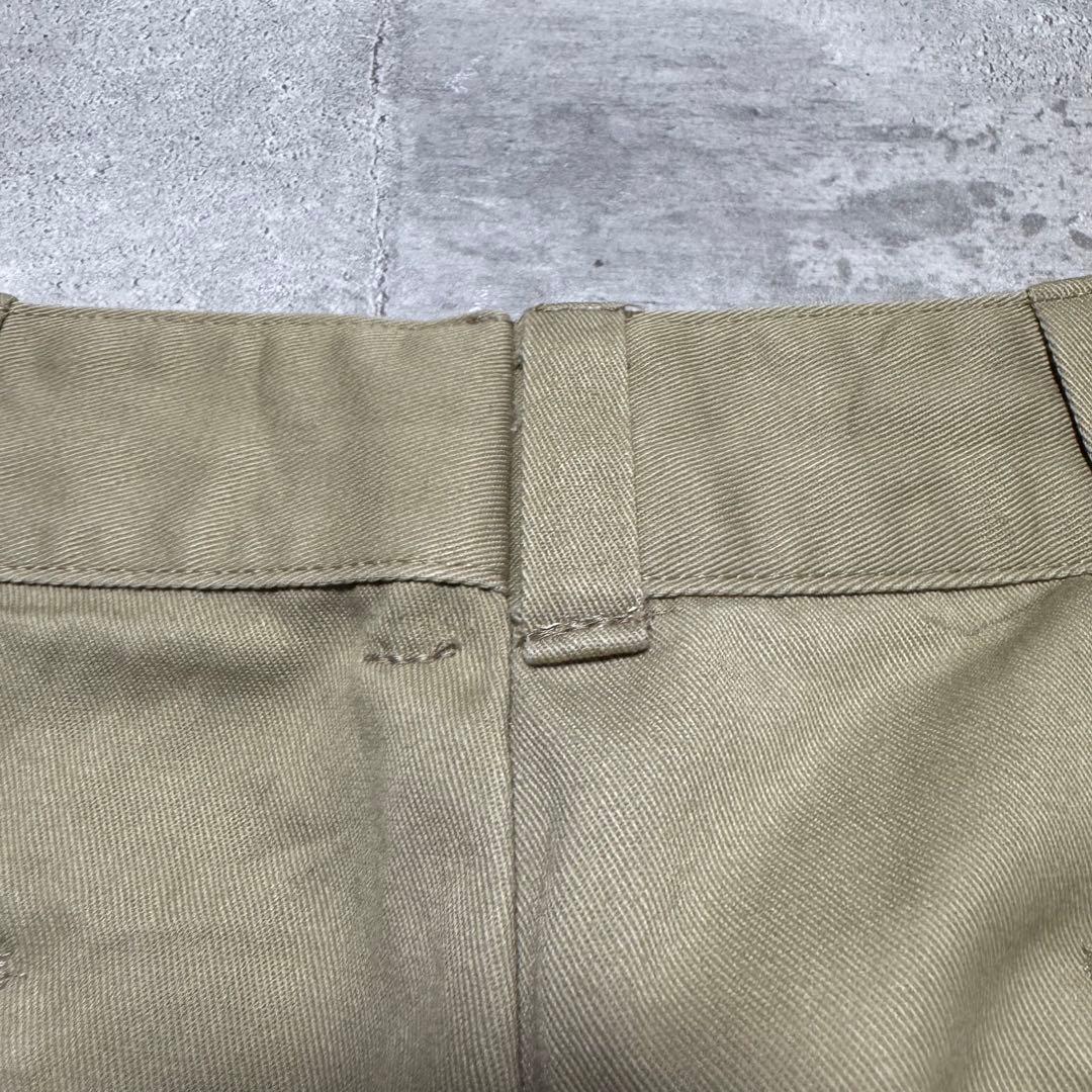 90s USA製 Dickies874 ベージュ チノパン ワークパンツ W34