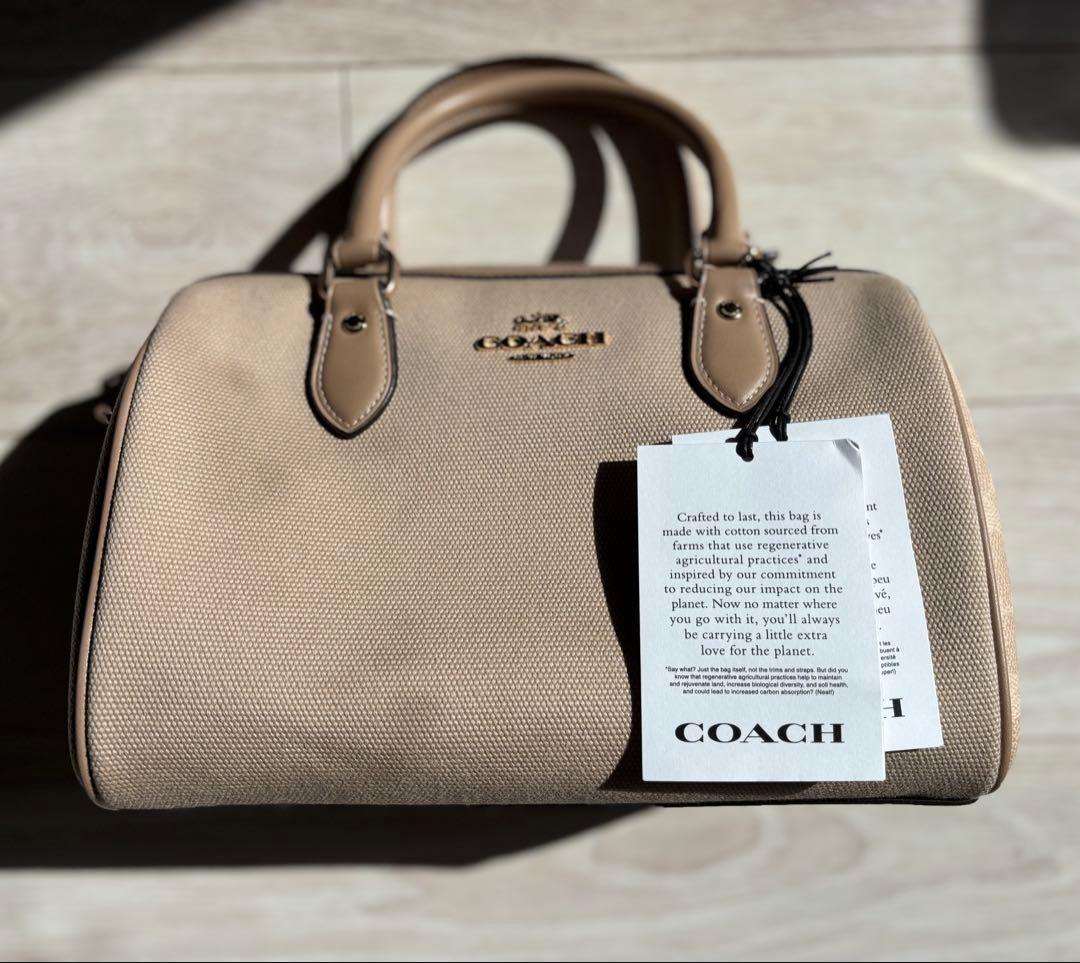 新品未使用 COACH ベージュ ショルダーバッグ 中型