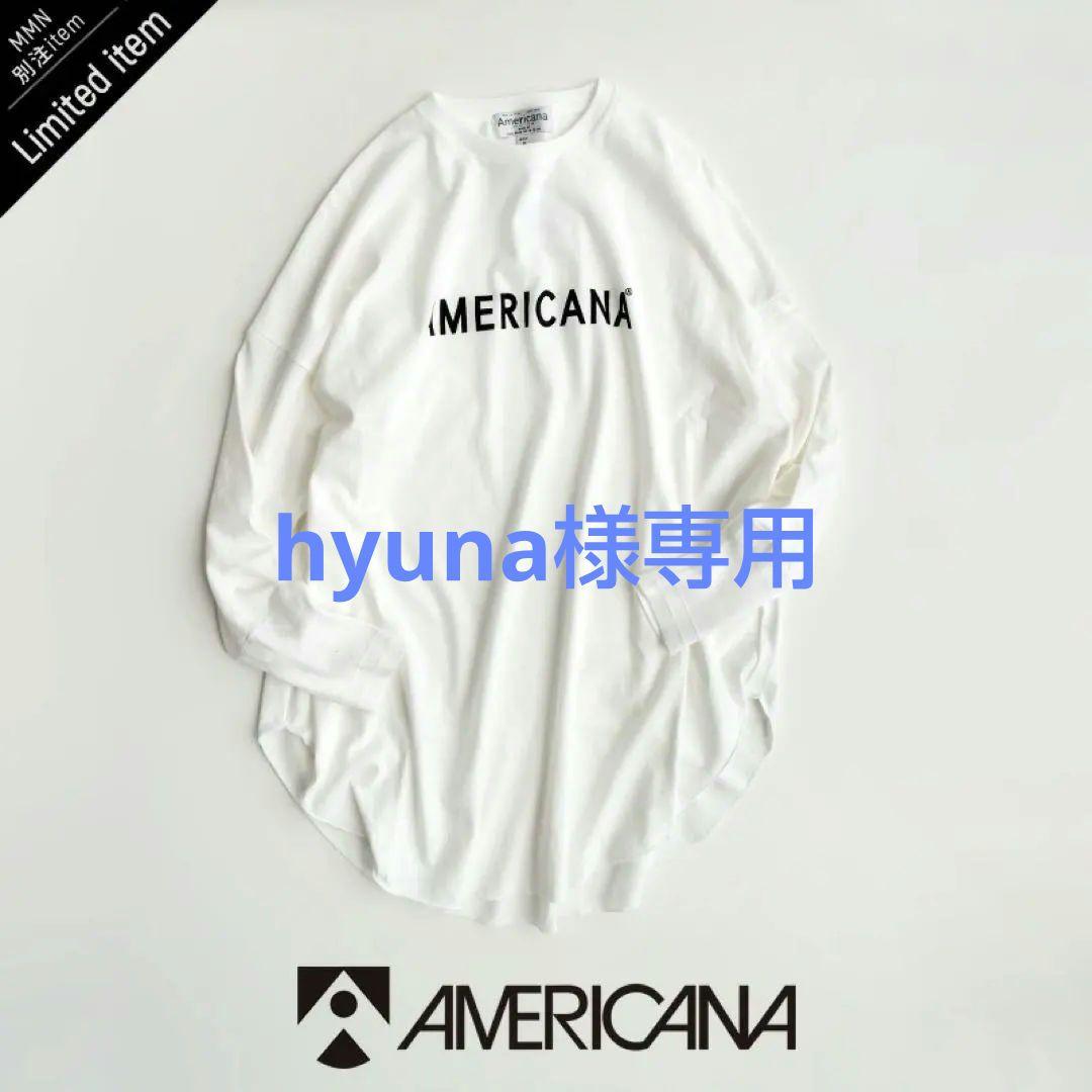 Americana アメリカーナ 長袖Tシャツ チュニック
