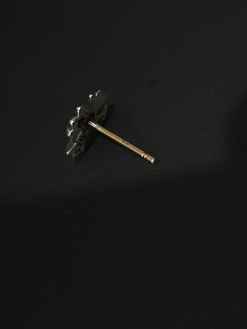 CHROME HEARTS CHクロススタッドピアス アフターパヴェ