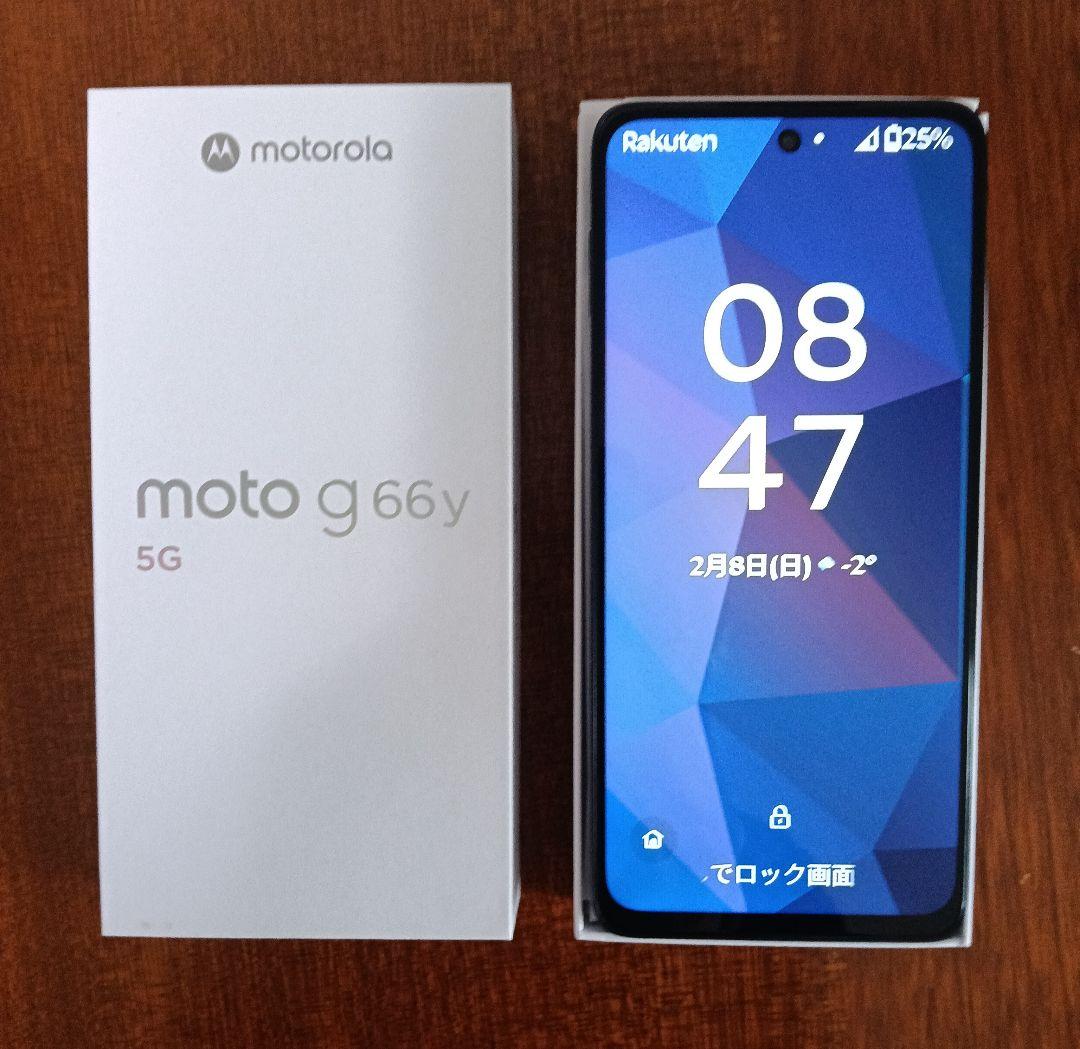 【超値下げ中】moto g 66y 5G black