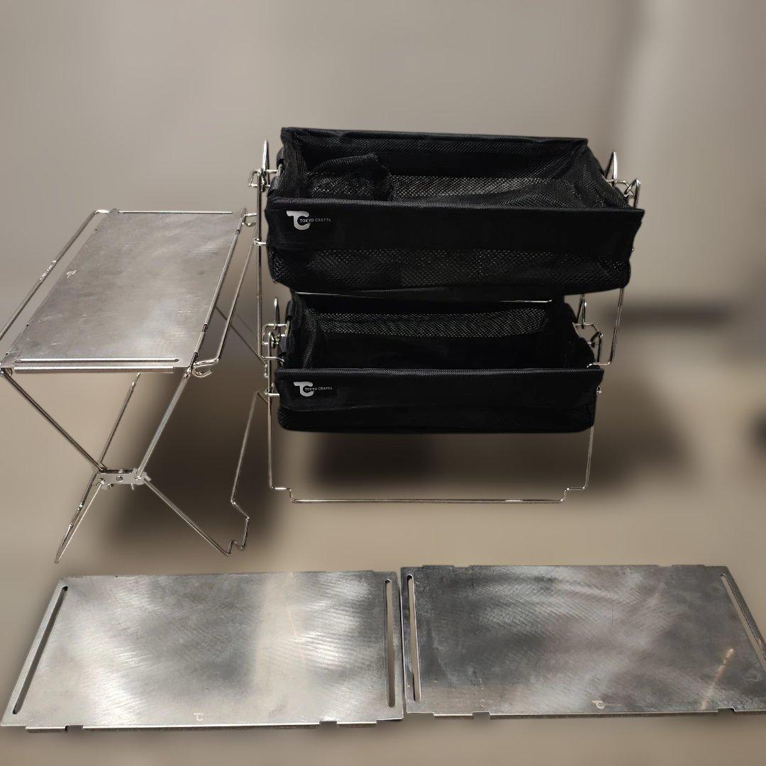 値下げ！TOKYO CRAFTS バケットシェルフ、メッシュ、コードユニット