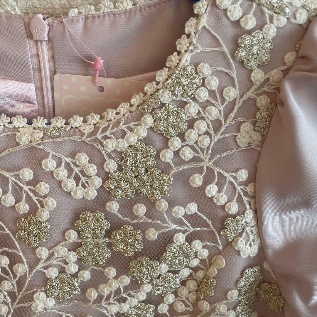 【新品未使用】Shirley Temple ドレス　120cmピンク　結婚式