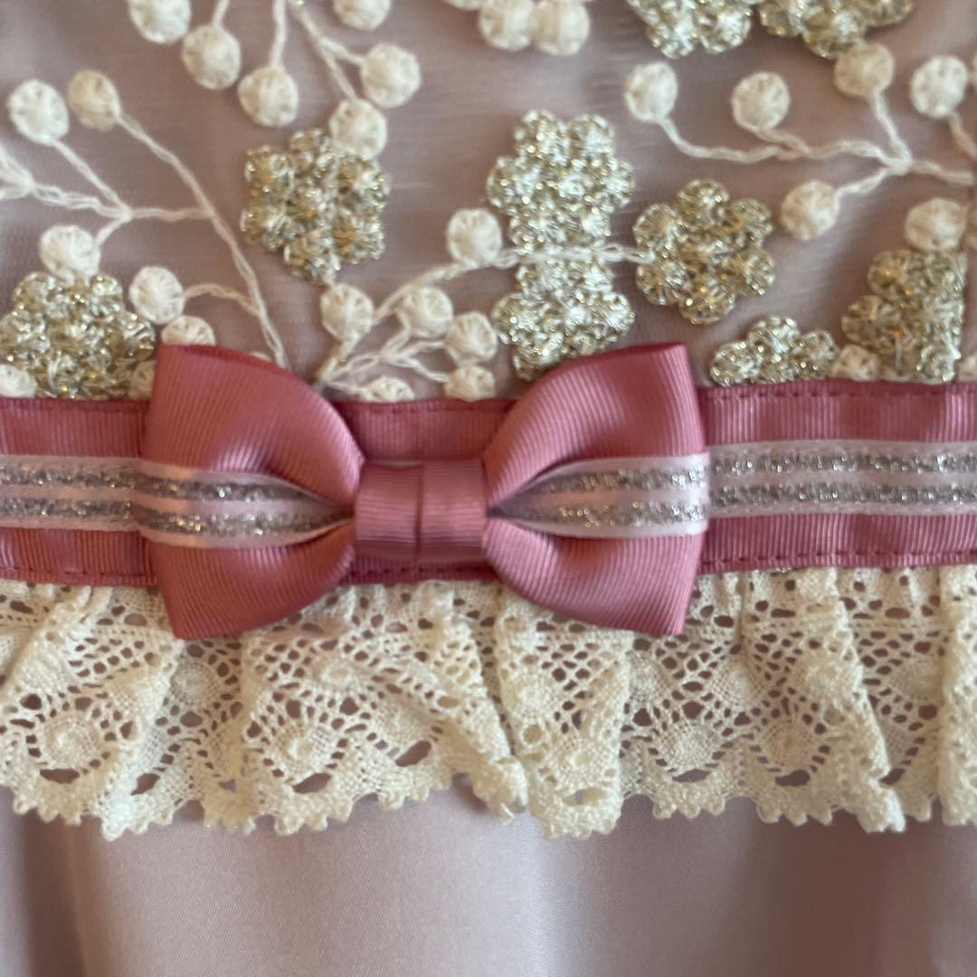 【新品未使用】Shirley Temple ドレス　120cmピンク　結婚式