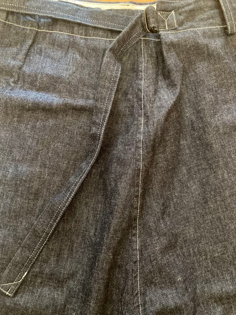 Ground Y ワイドデニムパンツ　ラップパンツ