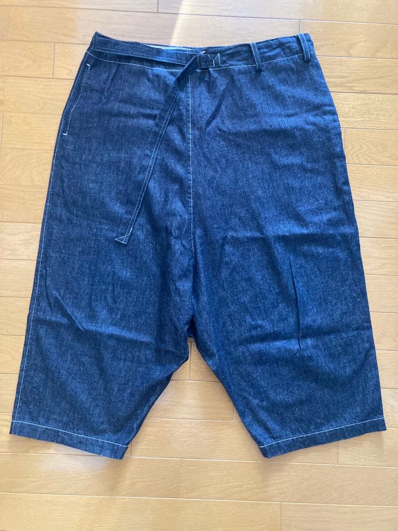 Ground Y ワイドデニムパンツ　ラップパンツ