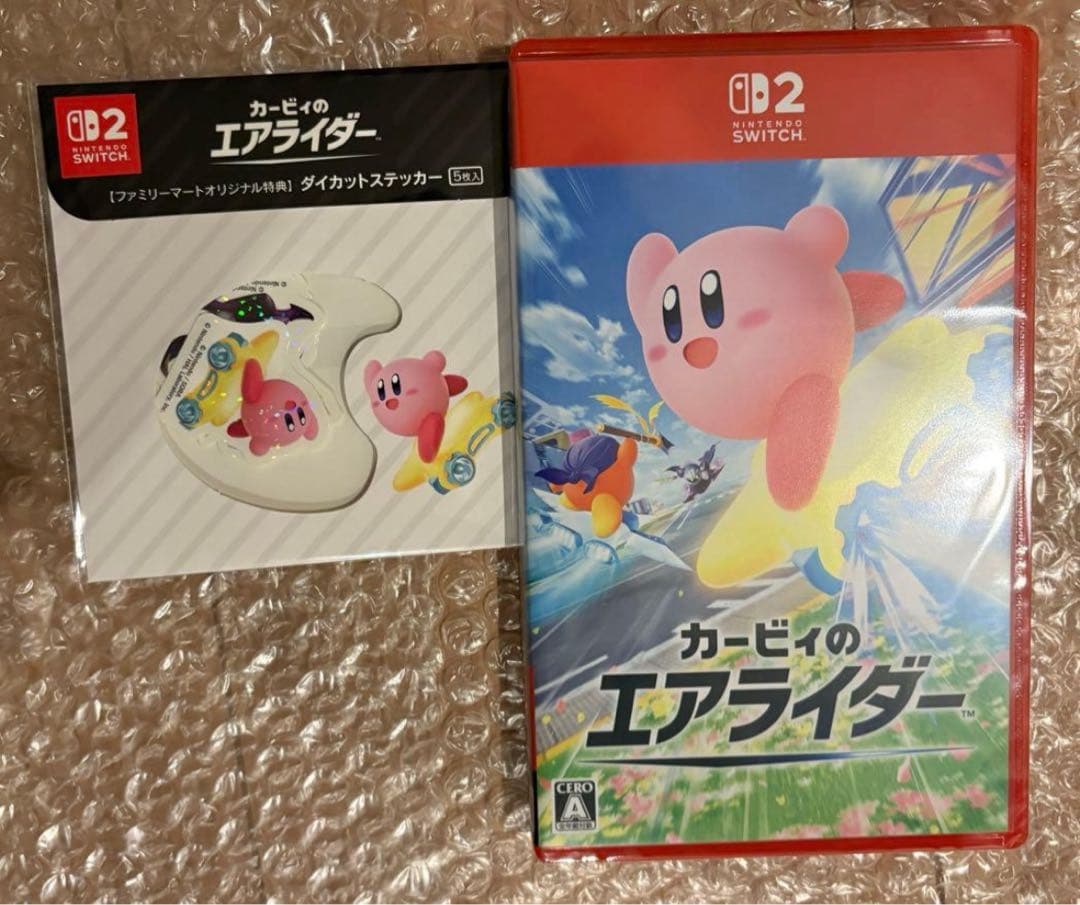 Switch2 本体(日本語·国内専用)＋カービィのエアライダー　未使用