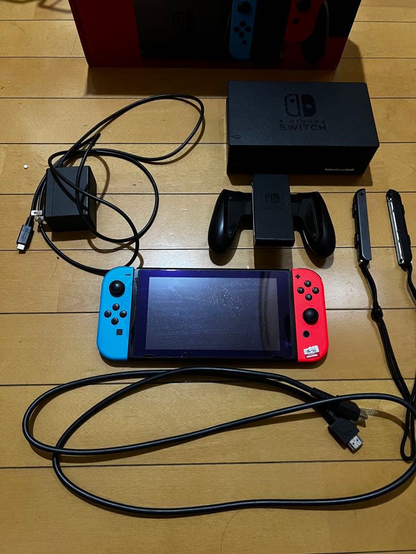 【おまけ256G SD付】Nintendo Switch 本体 箱入りフルセット