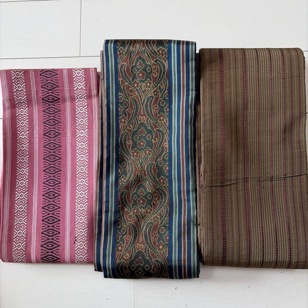 ■S31■半幅帯　22点セット■大量まとめて売り■未使用品～汚れ有　半巾帯小袋帯