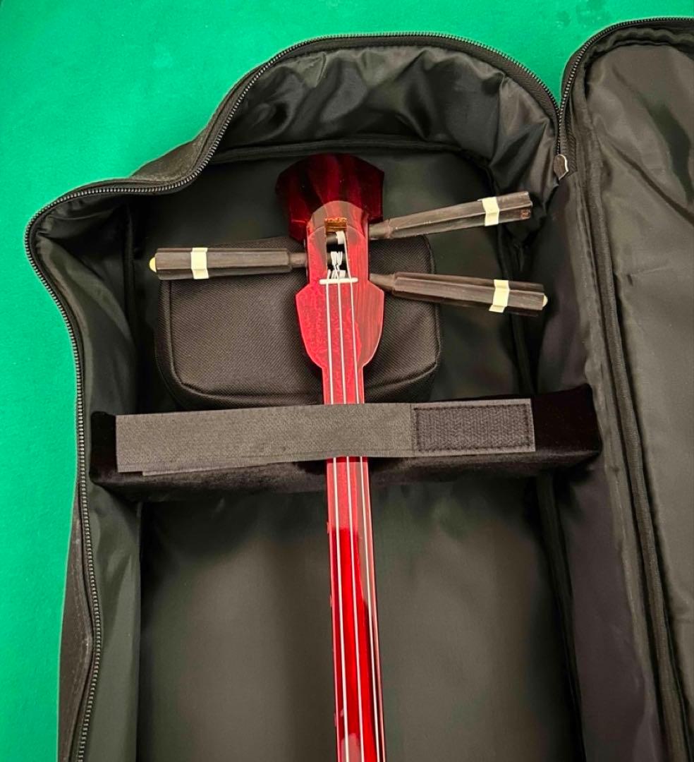 三線本体 ヘビ皮製 3弦　未使用品