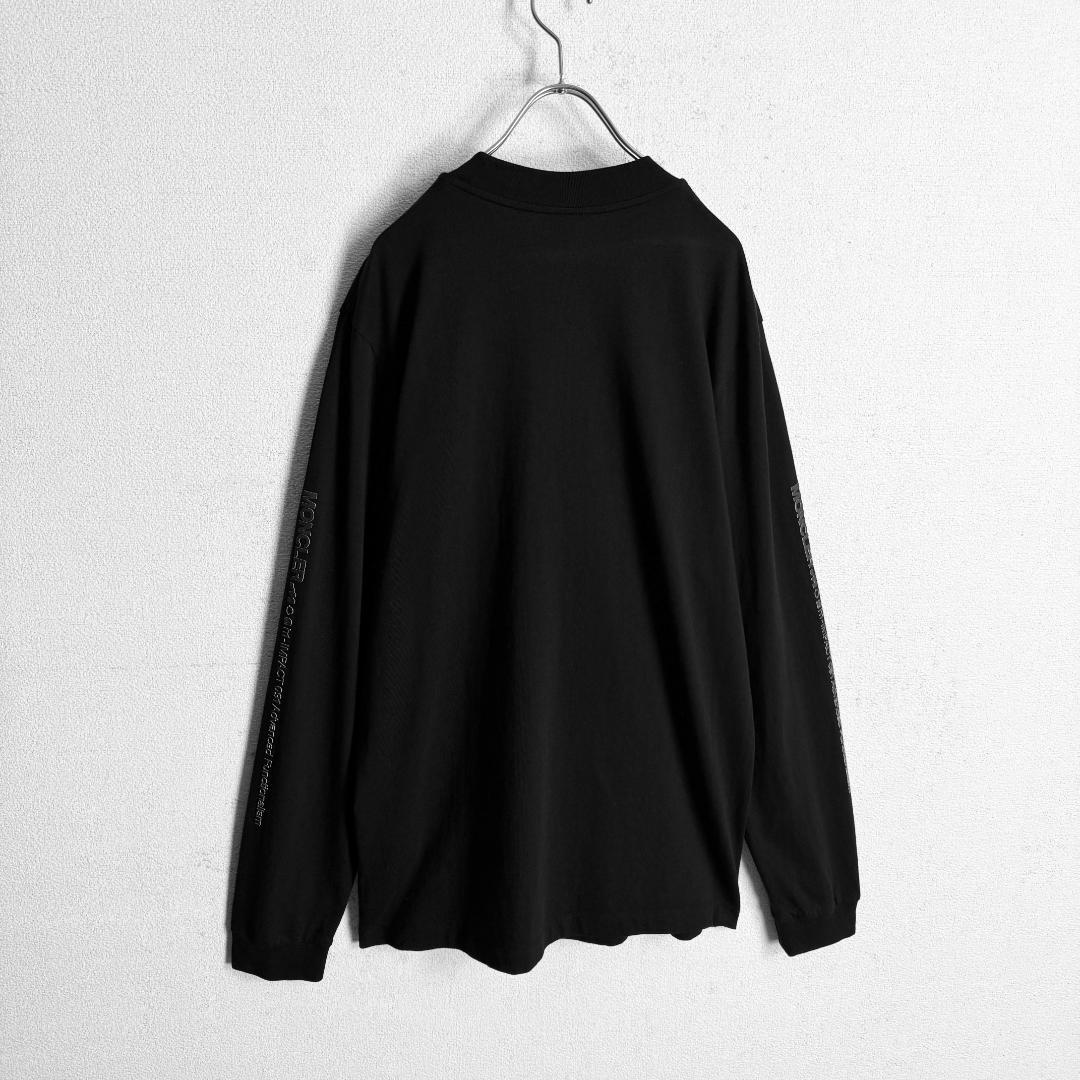 【高級モデル☆ラバーロゴ☆アームデザイン】モンクレール ロンT 長袖 入手困難