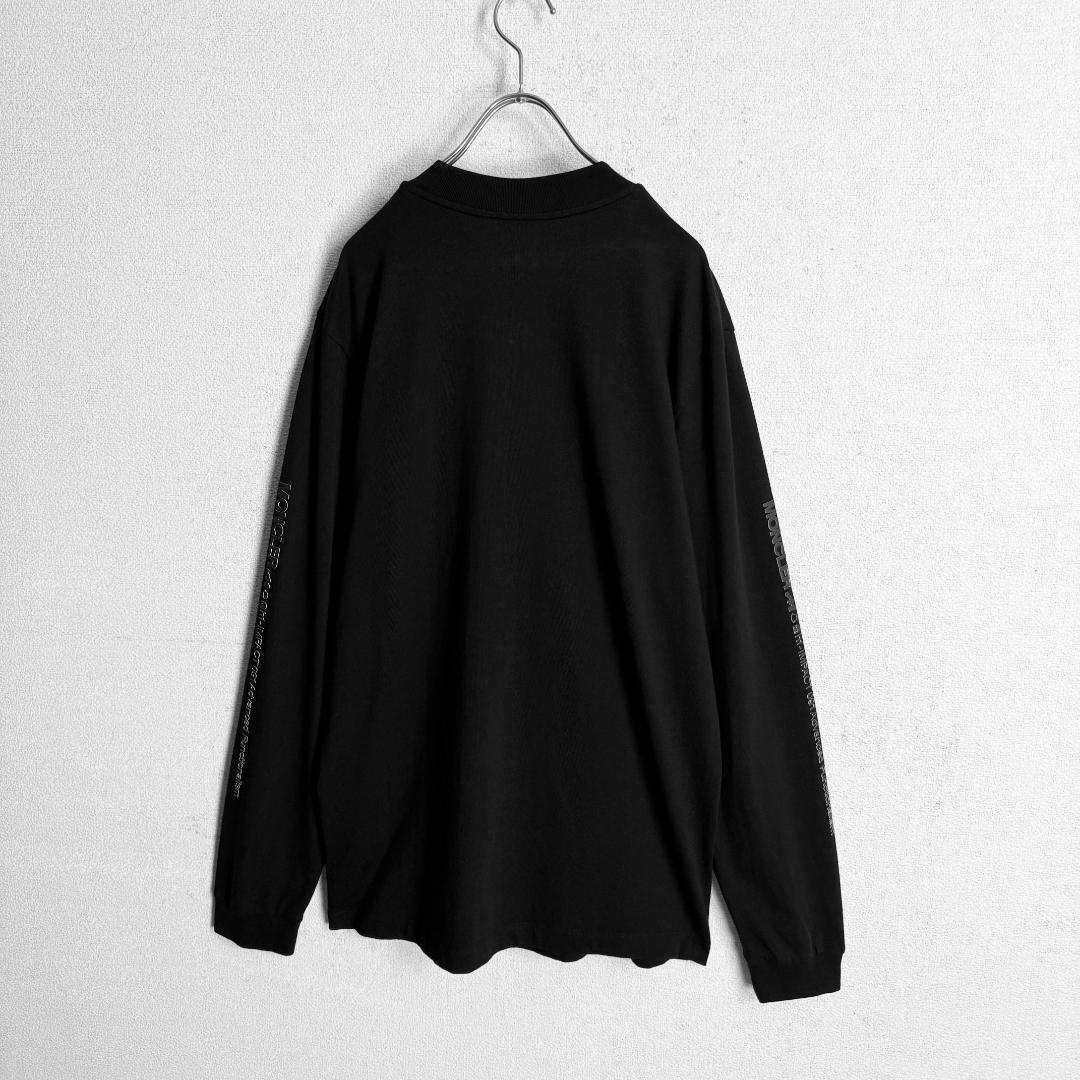 【高級モデル☆ラバーロゴ☆アームデザイン】モンクレール ロンT 長袖 入手困難