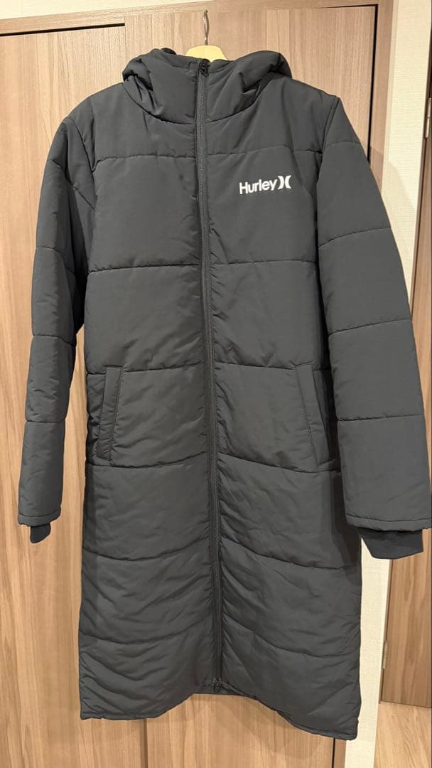 Hurley ブラック ベンチコート Lサイズ《新品、未使用》