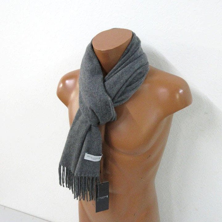 定価33000円の半額マッキントッシュロンドン新品タグ付カシミヤ100％マフラー